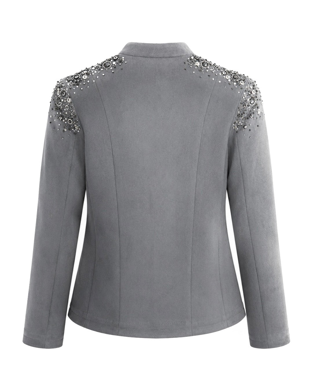 Grey Suede Jacket