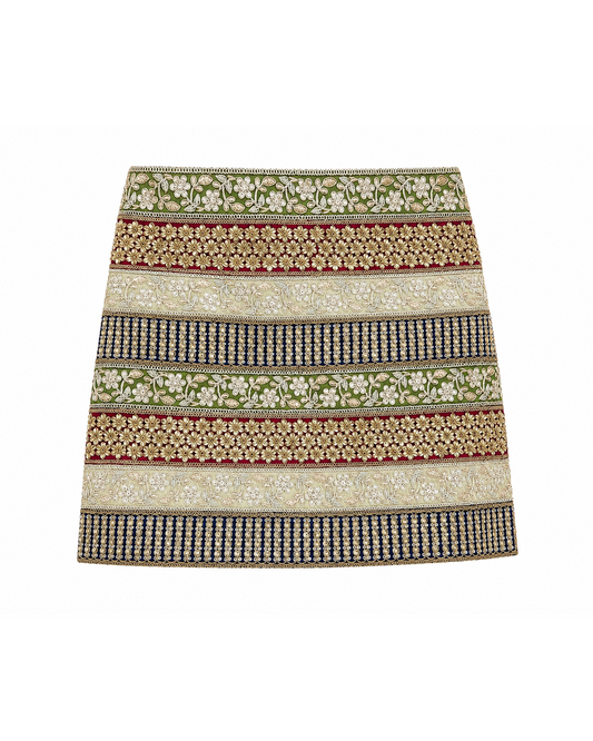 Kulfi Mini Gota Skirt