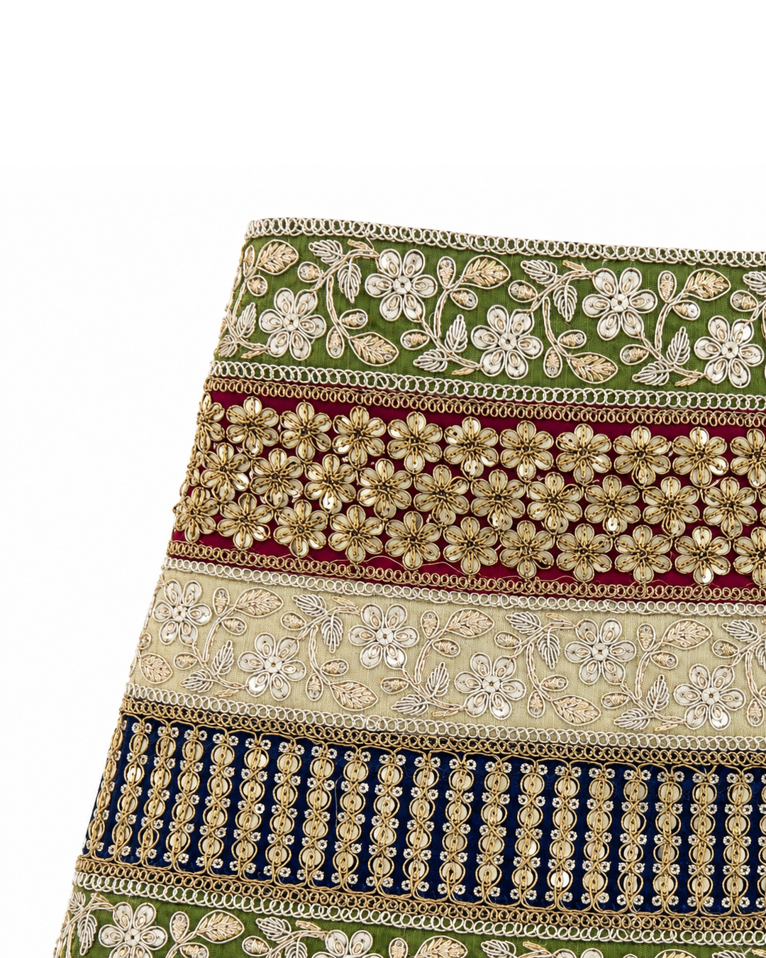 Kulfi Mini Gota Skirt