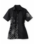 Lila Cotton Shirt – Black