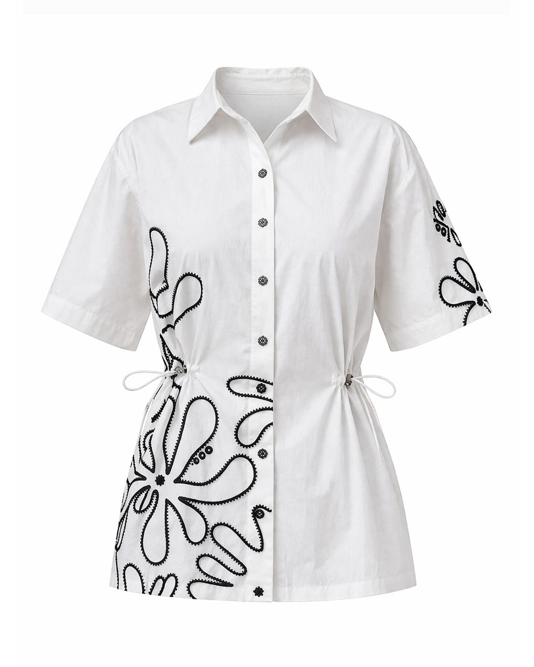 Lila Cotton Shirt – White