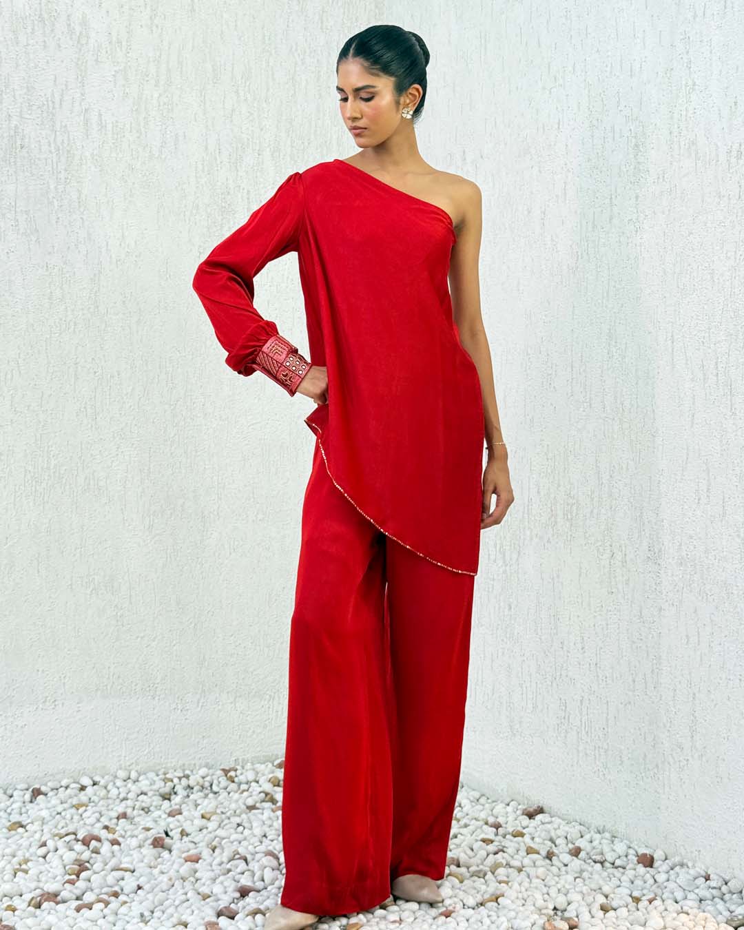 Neera Red Co-ord Set