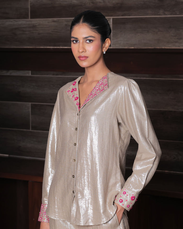 Nirvi Shimmer Shirt