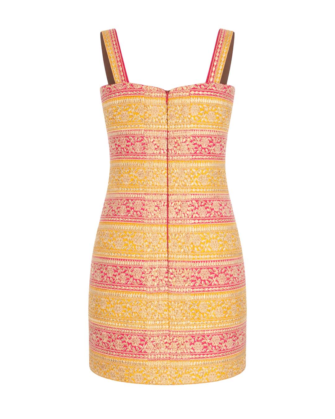 Pink and Yellow Gota Patti Dress