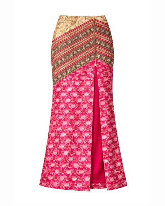 Pink and Gold Tissue Skirt