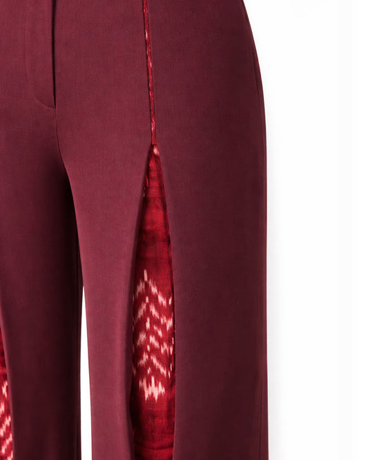 Rae Ikat Denim Trousers