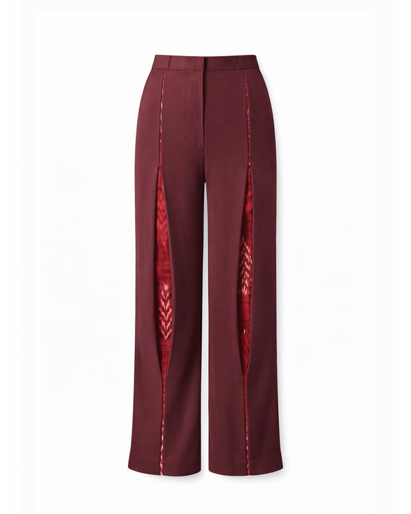 Rae Ikat Denim Trousers