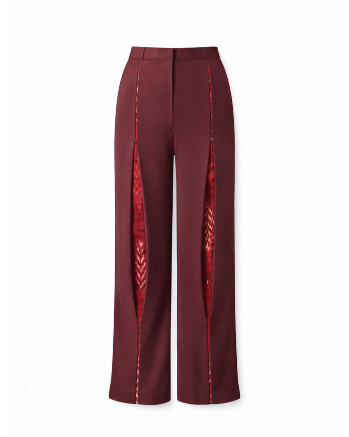 Rae Ikat Denim Trousers
