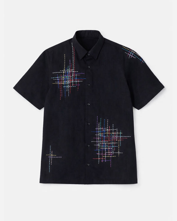 Rang Kantha Embroidery Cotton Shirt