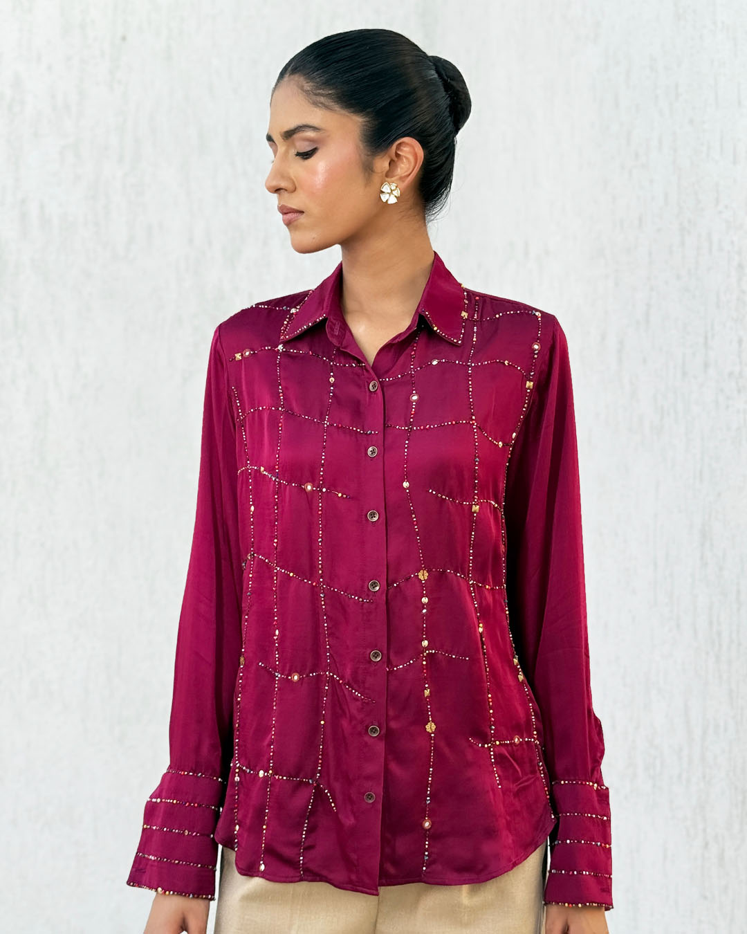Kalari Plum Shisha Shirt